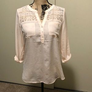Express Henley style blouse